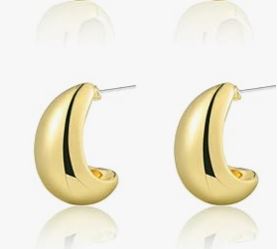 Gold / Silver Hoop Earrings