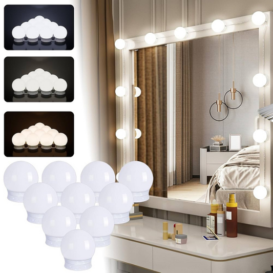 10 bulb Mirror LED Vanity light set