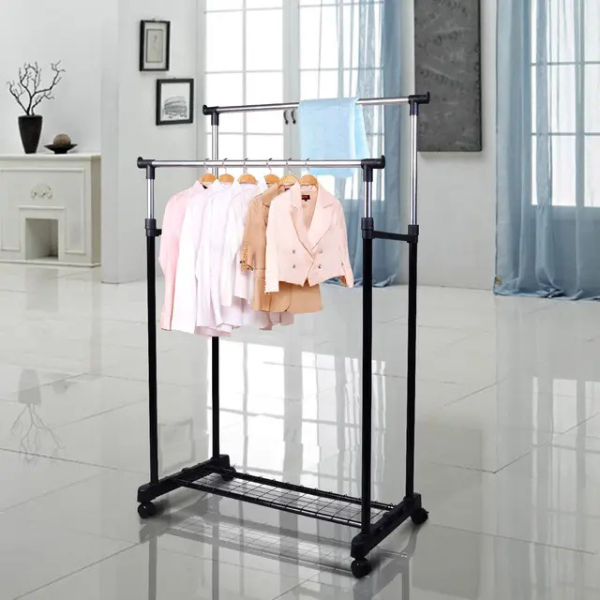 PORTABLE STAND Cloth Rack 2 pole, Metal
