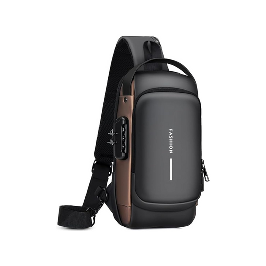 Fashion Technology Travel Sling Bag (USB Charging + Water Resistant)