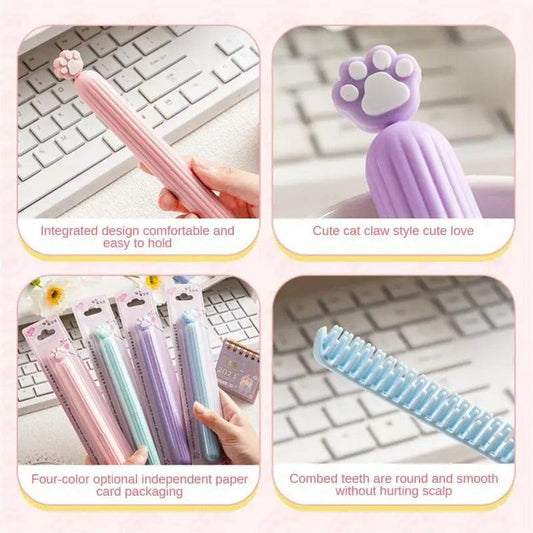 Portable Plastic Comb With Lid