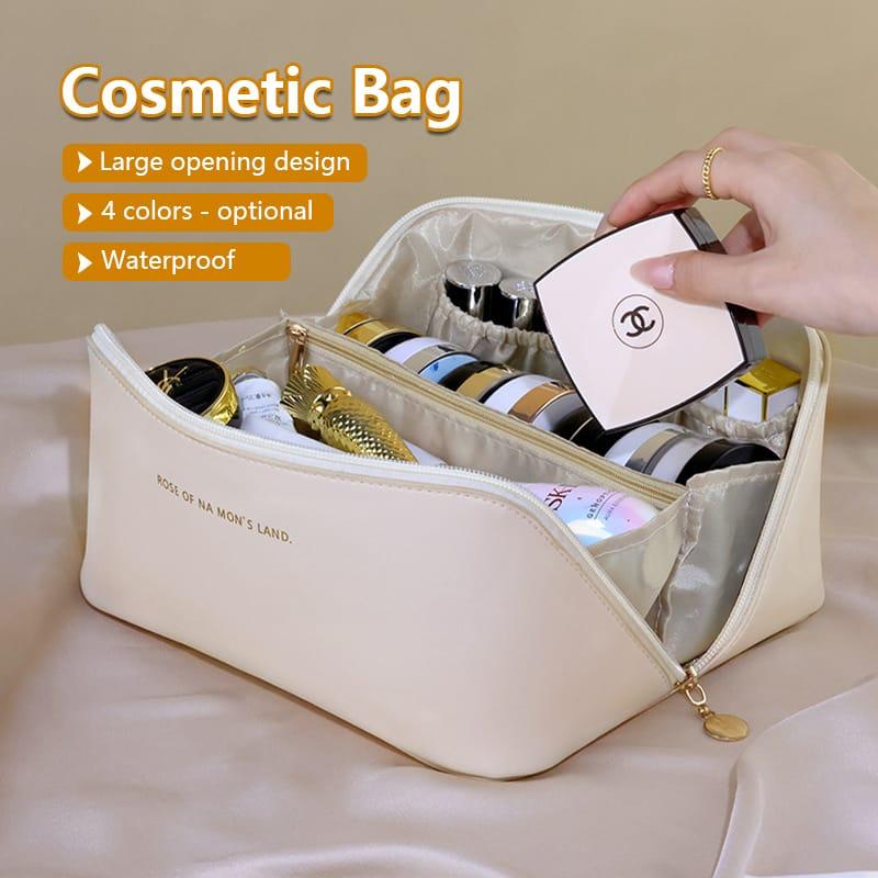 Multifunctional Portable Large Capacity Travel Cosmetic Bag with Handle Makeup Organizer Bag