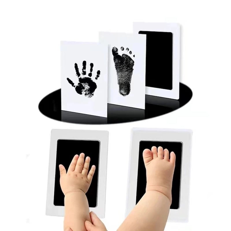 Baby DIY Hand And Footprint Ink Pads - Black