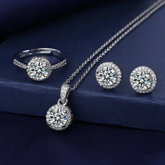 Solitaire (Lab Diamond) Jewelry set