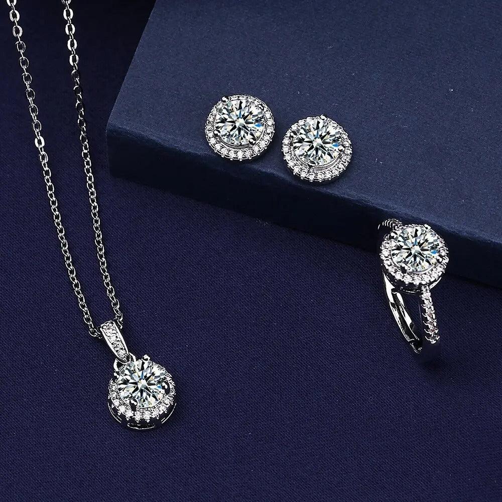 Solitaire (Lab Diamond) Jewelry set