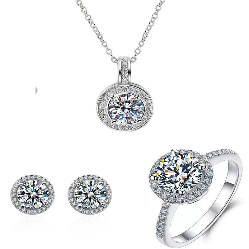 Solitaire (Lab Diamond) Jewelry set